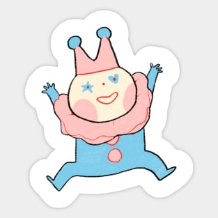 Transgender pride clown Sticker